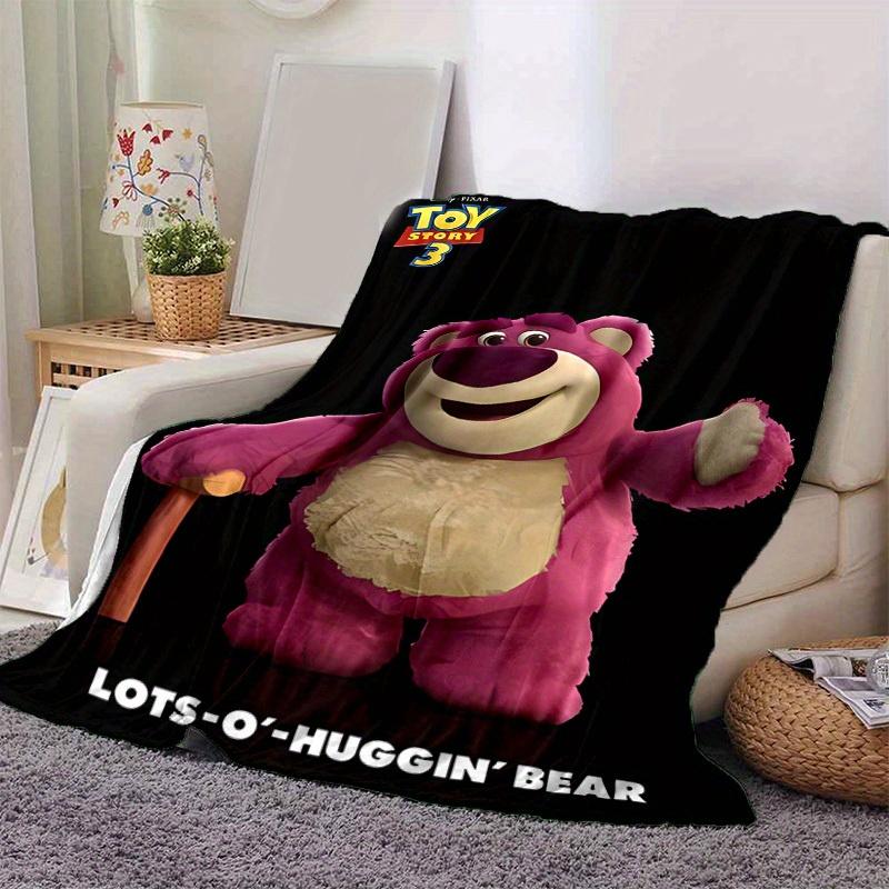 

1pc, Toy Story 3 Lots-O-Huggin Bear Blanket Home Decor, Couch Blanket, Outdoor Blanket, Gift Idea, Flannel Throw, Suitable for Bedroom 80x120cm