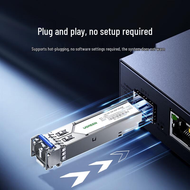 UGREEN 1.25G SFP Gigabit Optical Transceiver Module
