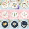 Crafts Handmade Painting Flowers Plants Pattern Cross Stitch DIY Embroidery Embroidery Starter Kit