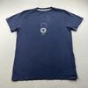 Norse Projects T-Shirt Herren Mittelblau Niels Kompass Grafik Outdoor Wandern
