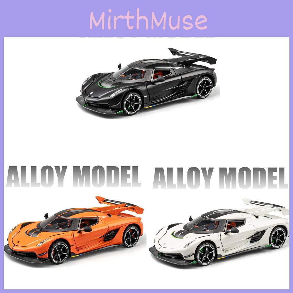 Koenigsegg Car Alloy Model Toy 124 With Sound Light For Kids Collection Play
