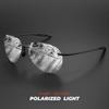Ultra lehké 12g TR90 Bezrámové Polarizační Pilotky - Flexibilní & Pohodlné Unisex pro Řízení, Rybaření, Venkovní