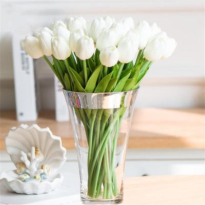 Mini Artificial Tulip Flower Bunga Tiruan Hand Bouquet Beauty In a Vase