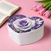DIY Diamond Painting Rhinestones Decorative Storage Box Partial Drill Crystal Mosaic Storage Container for Desktop Diamond Art