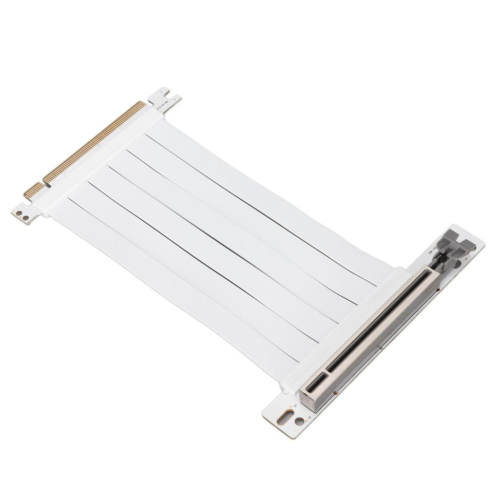 PCI E Extension Cable 15cm 128Gbps High Speed PCI E X16 3.0 Riser Card for Graphics Card Sound Card Network CardWhite