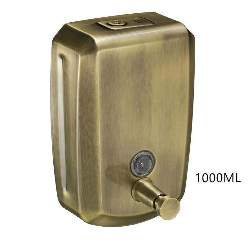 Antique Soap Dispenser 500ML/800ML/1000ML Bathroom Hand Liquid Soap Dispenser/kitchen Soap Dispenser SS 304 Shampoo Bottles