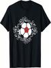 Blumiger Marokko Fußballfans Trikot Marokkanische Fußballfans T-Shirt