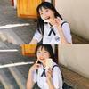 Taiwan High School JK Summer Shirt Set - College Style Sports Day & Graduation Uniform