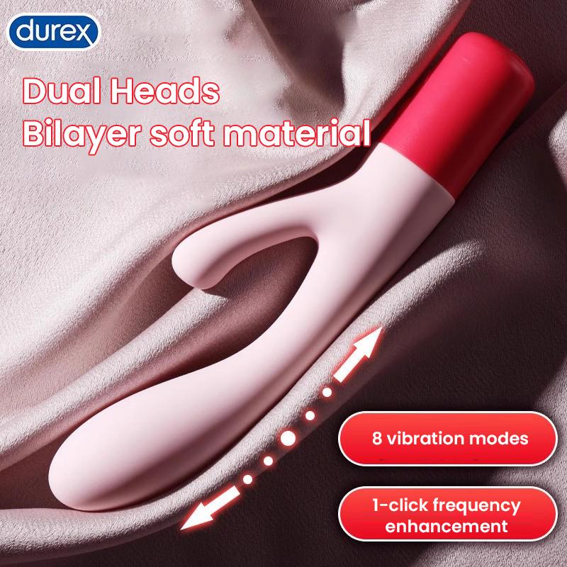 Durex Soft Vibrator New Ice Cream Series Soft Double Headed Vibrator