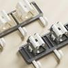 Clip Design Mop Holder Multi-Purpose Mop Broom Organizer Rack Wall Mounted Mop Clip  Kitchen