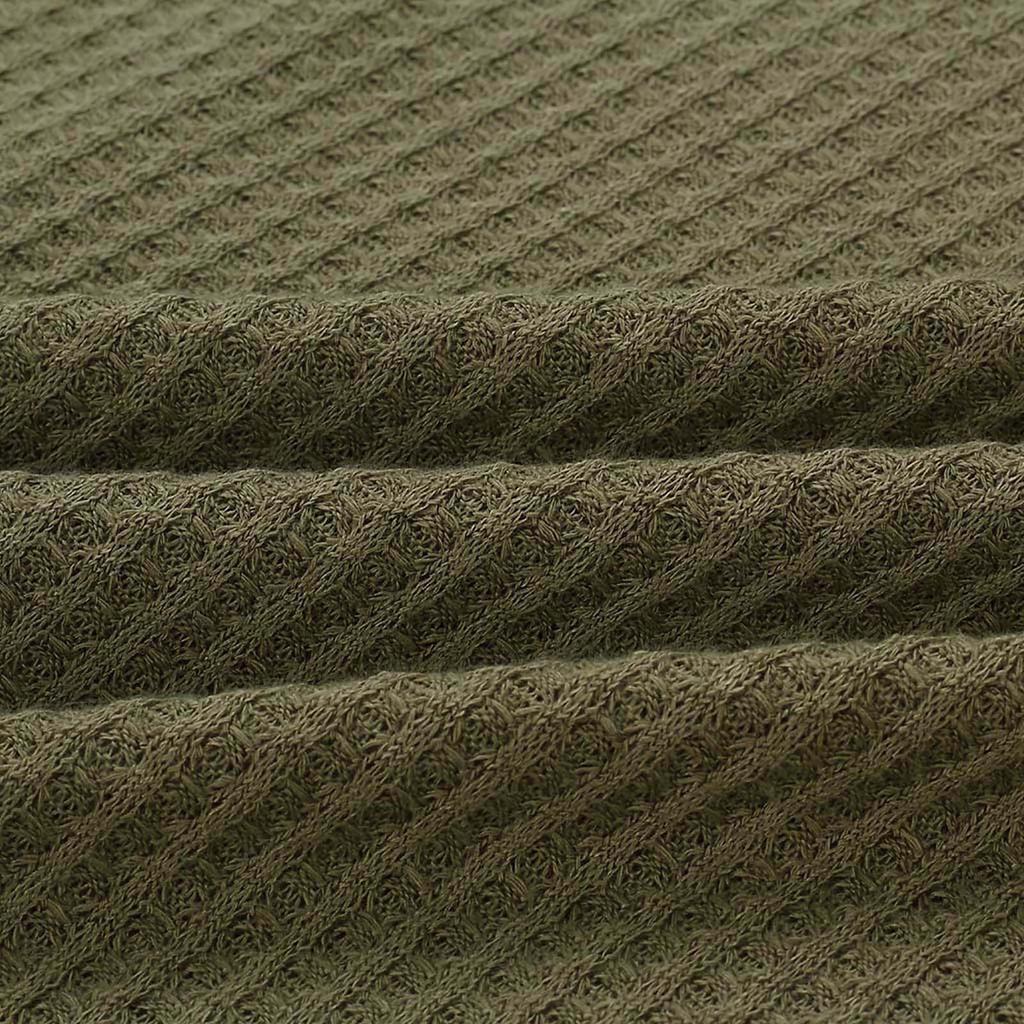 Women's  And Winter Loose Solid Color Irregular Hem Stitching Long-sleeved Pile Collar Knit Sweater Top