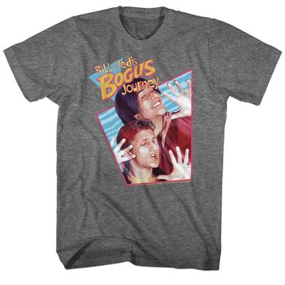 Bill & Ted's verrückte Reise Film Telefonzelle Gesichtsschlag Herren T-Shirt