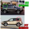 4 ks Gumové lišty vnějších oken USA nebo EU pro Toyota RAV4 2009-2012 75720-0R020 Ochrana skla Vodotěsná lišta pro sklo RAV-4 XA30