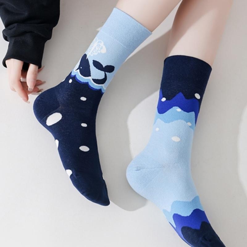 Novelties Funny Sock Cotton Boot Socks Fashion Ankle Socks Winter Warm Crew Socks Dress Socks for Women Girls Gifts