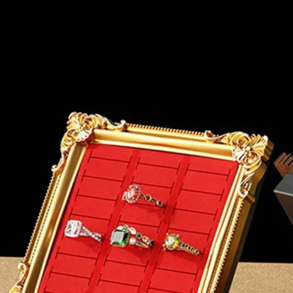 Square Vintage Jewelry Display Rack European-style Earrings Showcase  Table Display
