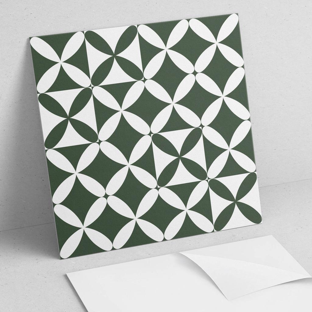 PVC Tiles With A Motif Easy Decoration For Dining Room Geometric Checkerboard Pattern 9x30x30 Cm