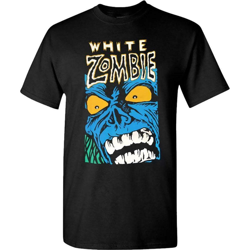 White Zombie Blue Monster Classic Adult Tshirt S