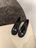 NEW Female Shoes Women Mary Janes Round Toe Flats Loafers Oxfords Platform Casual Buckle Ladies Heels Black