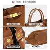 Dumpling Matte Suede Cowhide Commuter Premium Tote Bag Genuine Leather Messenger Large Capacity New Women's Handbag