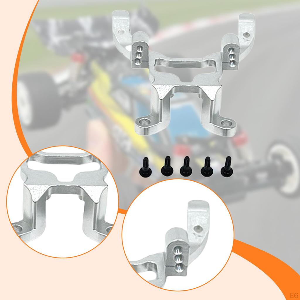 Front Bulkhead for Radio-controlled Car, Assembly Required, Made of Sturdy Metal, Replacement Part