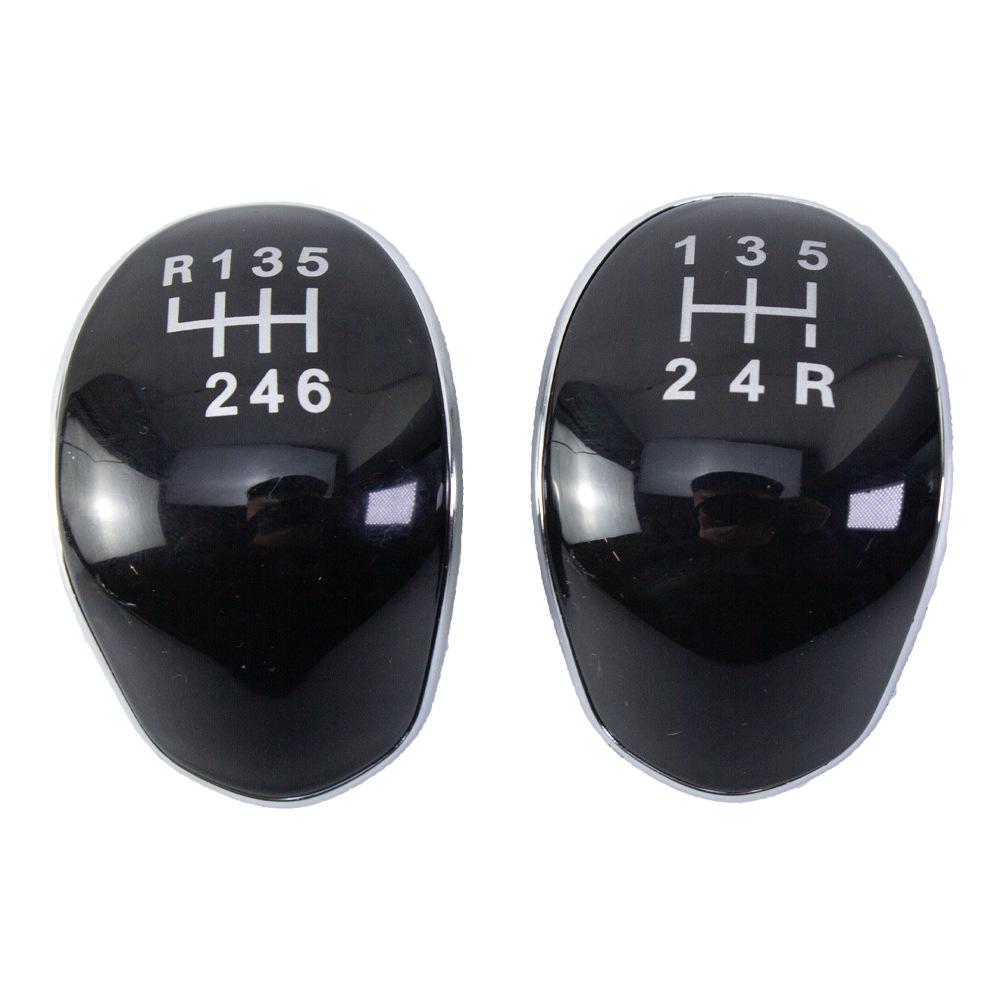 Silver Gear Shift Knob & Cover for Ford Cars - Modified Car Stick Accessories