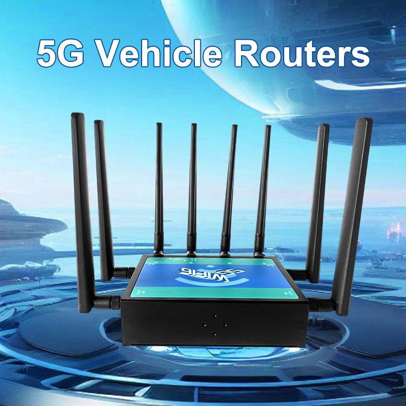 Vehicle Wireless 5G CPE 3000Mbps 11AX Openwrt Modem 5G Router Sim Card for Car