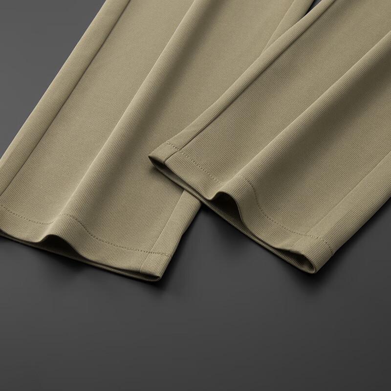 Men's Plus Size Summer Loose Breathable Straight-Leg Casual Pants