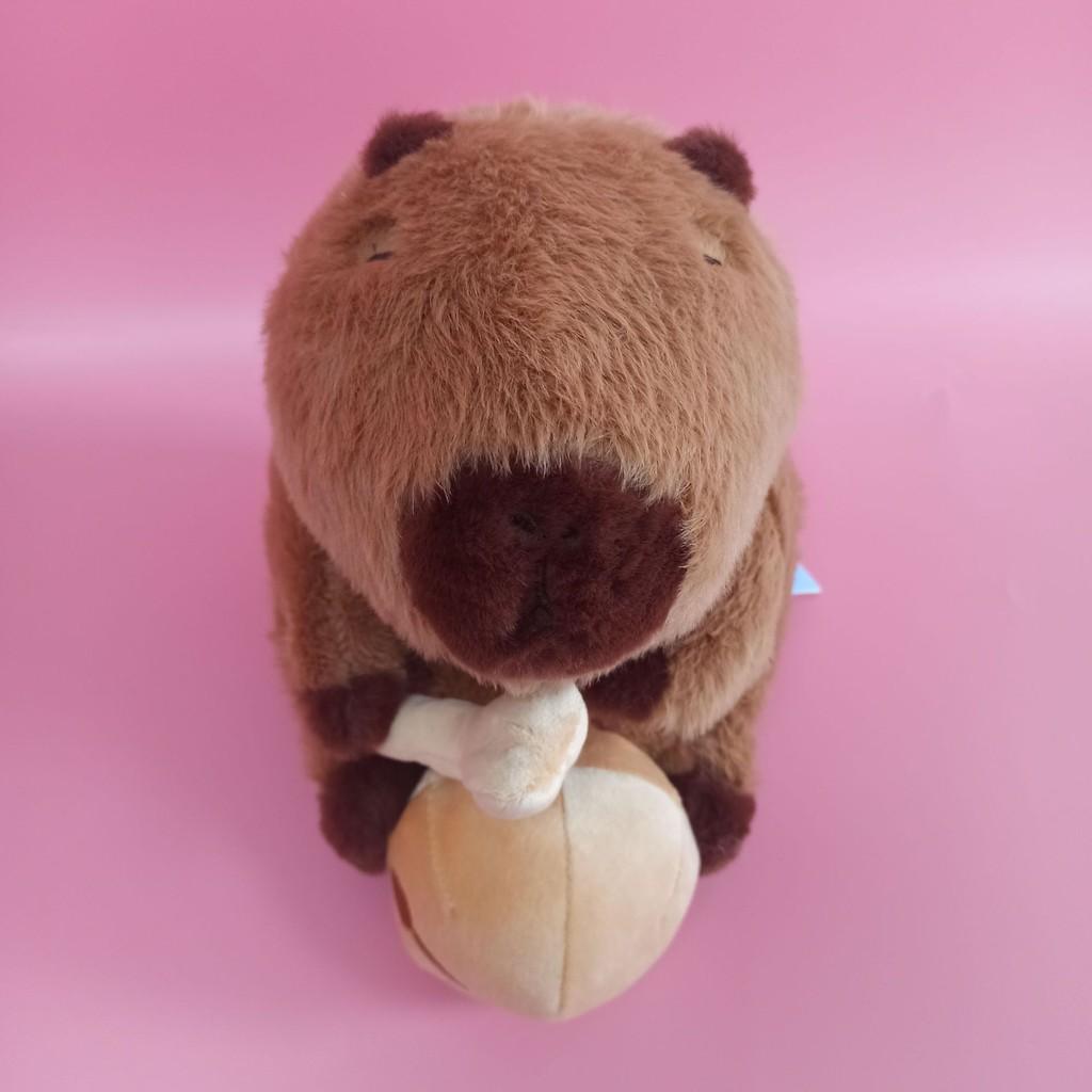 Soft Adorable Plush Capybara Toy For Kids Featuring High Quality Long Fur Material