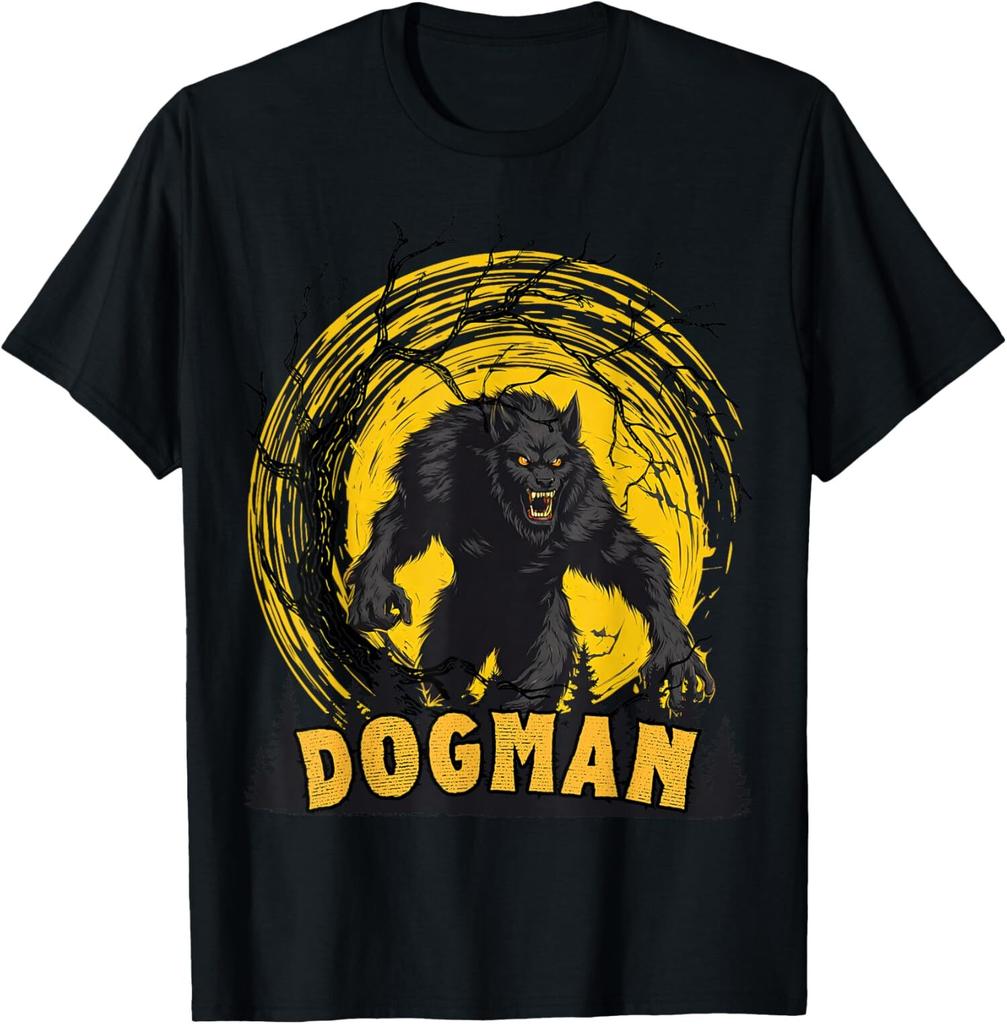 NEW LIMITED Dogman Cryptid Legend Folklore Paranormals Shirt Design