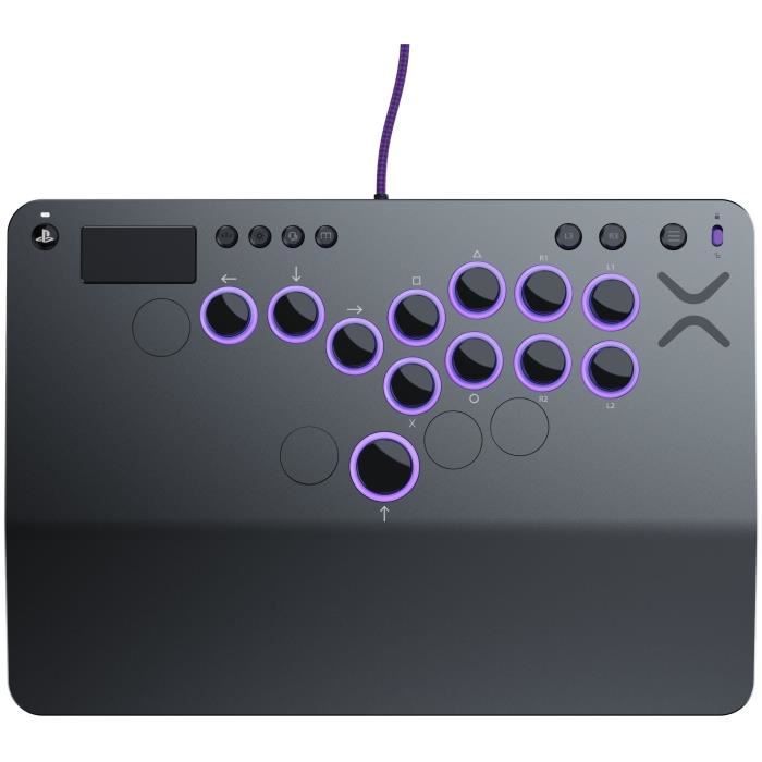 Manette De Combat Sans Levier - Playstation - Victrix Pro KO Leverless Fight Stick - Gris