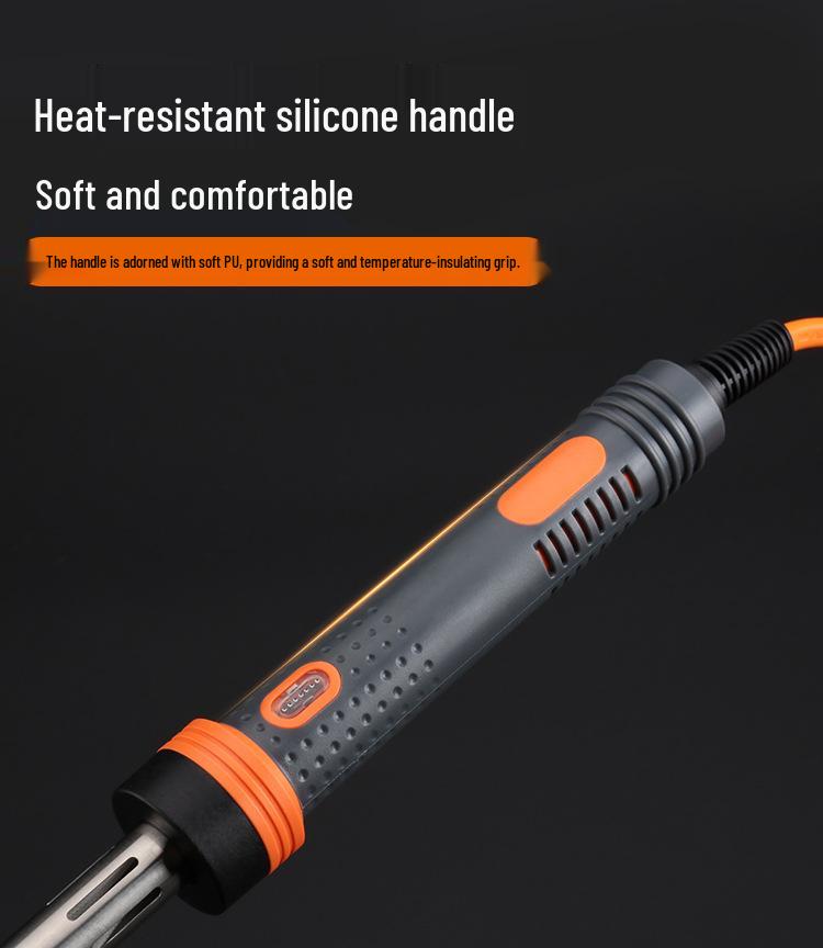 60W/100W Industrial Soldering Iron – Flat Head Smoke Code, Constant Temperature