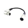 1 Multifunctional Practical 3-Pin XLR Patch Cable, Female To Male, 20cm