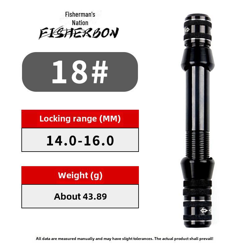 Retractable All-Metal Fishing Rod Seat with Self-Locking Mechanism