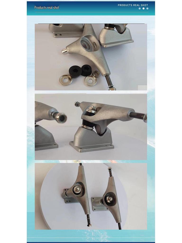 לנד סרף CX4: סקייטבורד גשר PU מקצועי לנסיעה חלקה וגמישה והחלקה מהירה.