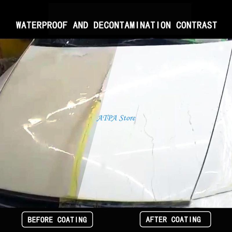 U13C Ceramic Coating For Auto Paint Crystal Wax Hydrophobic Liquid Polymer Oleophobic Anti Rain Car Caring