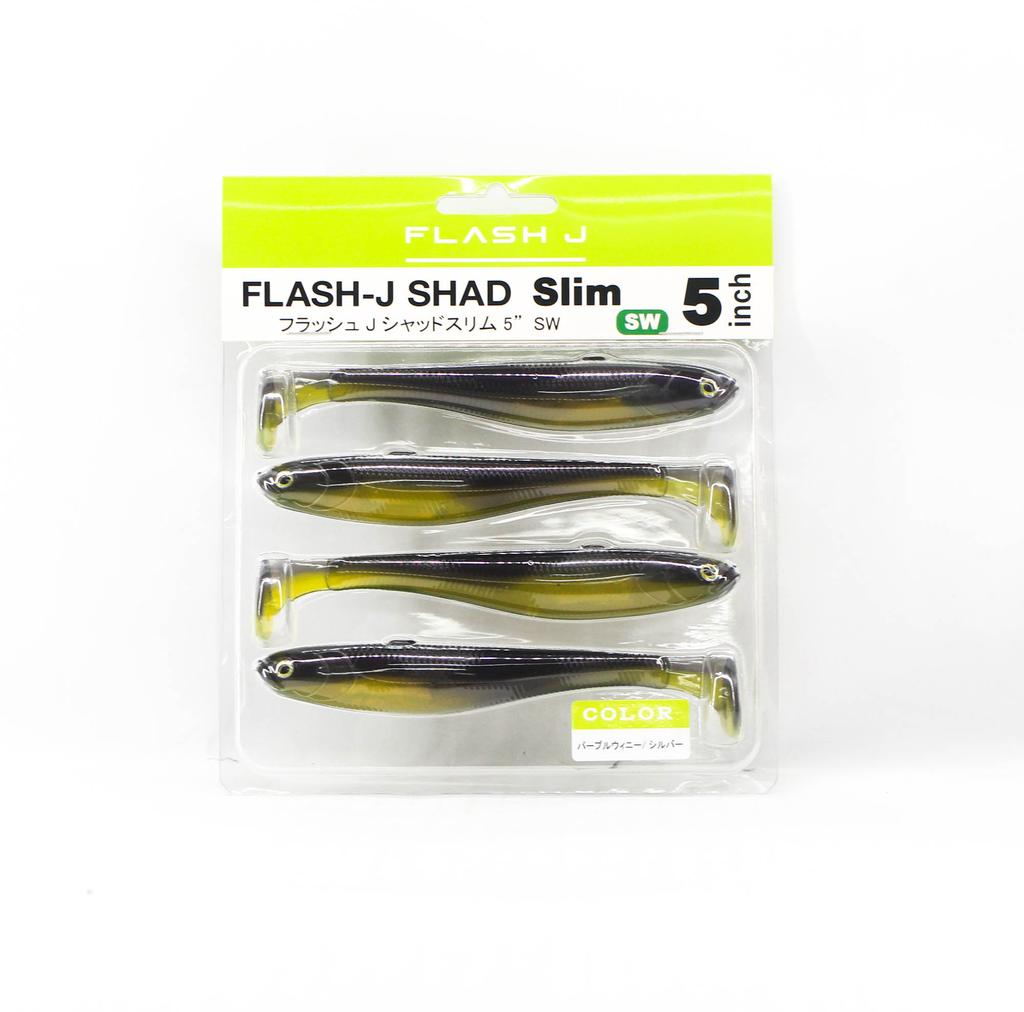 Fish Arrow Soft Lure Flash J Shad Slim SW 5 Inch 4/pack 115 (0423)