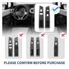 LHD Front Armrest Upper Panel 2 Doors Compatible with Toyota Vitz Yaris 2011-2014 Door Window Switch Bezel 74232-52570-C0 74231-52650-C0(1pc Front
