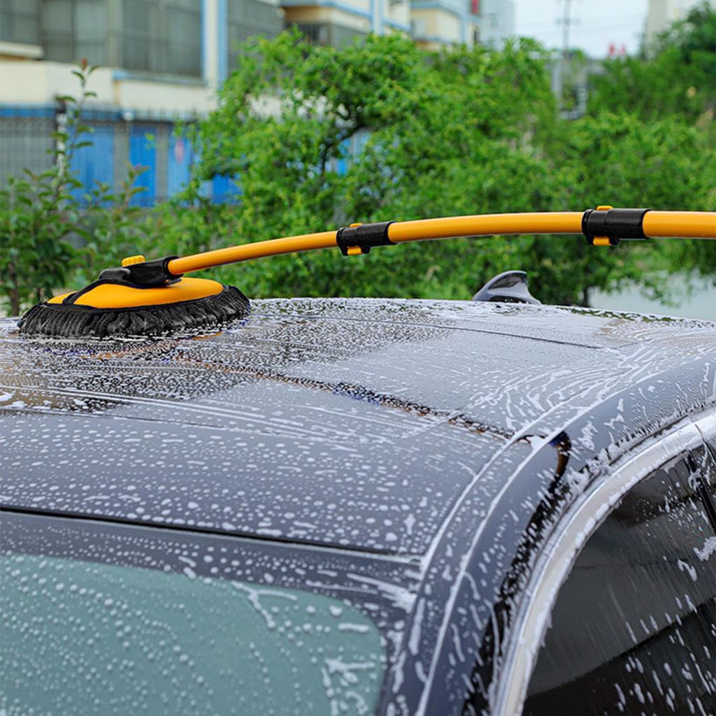 Bendable Car Wash Extendable Aluminum Car Wash Brush Soft Microfiber Car Wash Car Wash Car Wash Dust Car Wash Accessories for Car and Trucks 15° Mop,