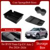 Car Storage Box for BYD Yuan Up EV Atto 2 Pro 2024~2026 Cup Holder Armrest Central Console Sundries Organizer Tray Accessories