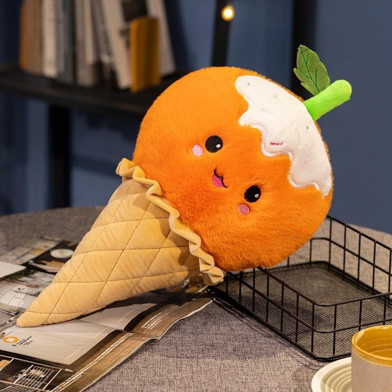 Cream Fruit Ice Stuffed Toy Children Performance Prop Throw Pillow Gifts Dolls
