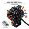 2pcs Motorcycle LED Dual Color  Motorcycle Owl  Auxiliary Headlights  Dual Color  Scooter Driving For Racer Spotlight