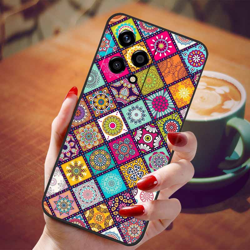 For Honor 200 Lite Case Soft Silicone Fashion Marble TPU Phone Cases for Honor200 Lite 200Lite Cover Capa 6.7'' Shockproof Shell