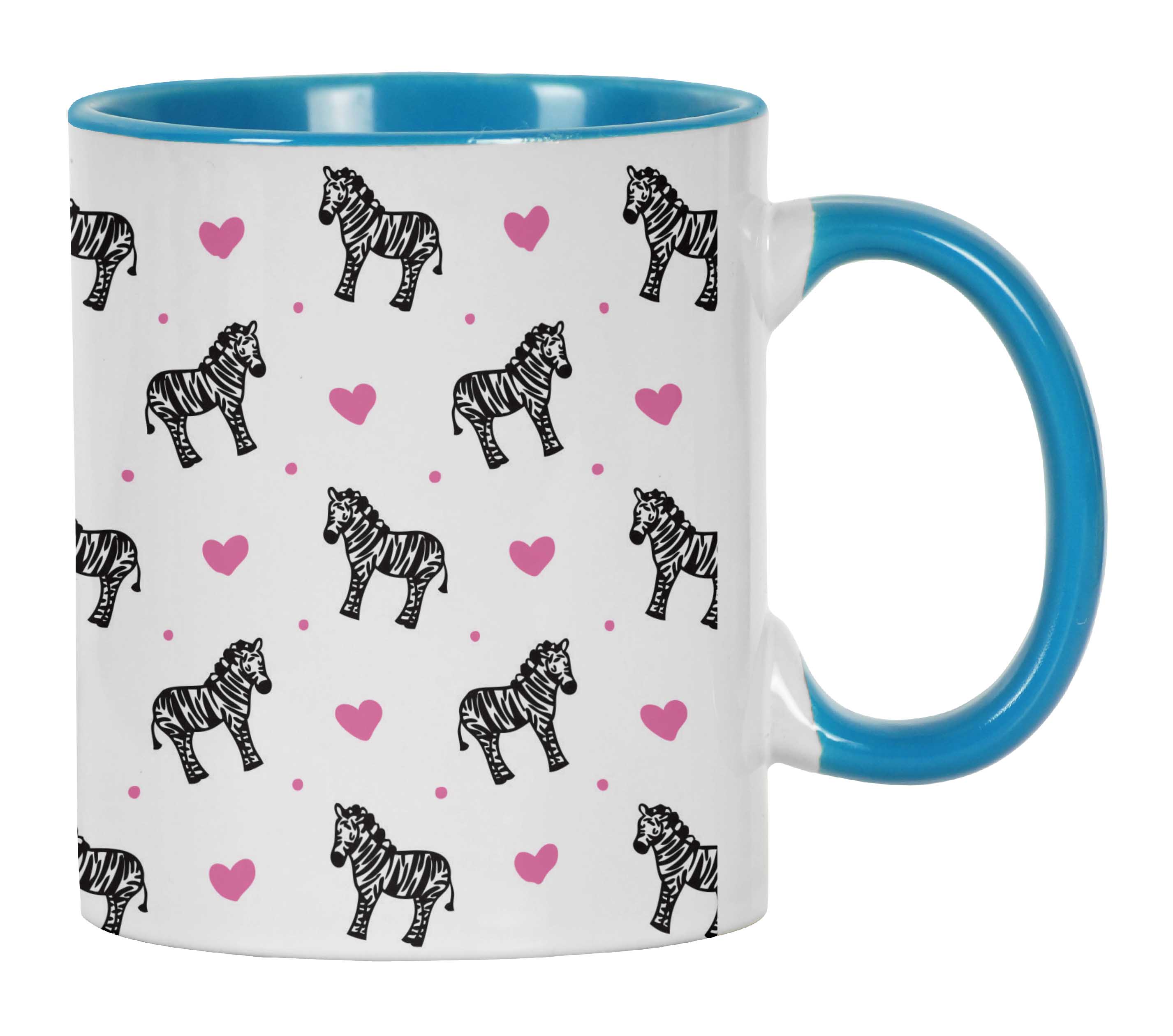 

Inkdotpot Керамічна кавова чашка Animal 11 Oz Любителям тварин Подарунок для друзів. Найкраще 11oz небо синє кольору