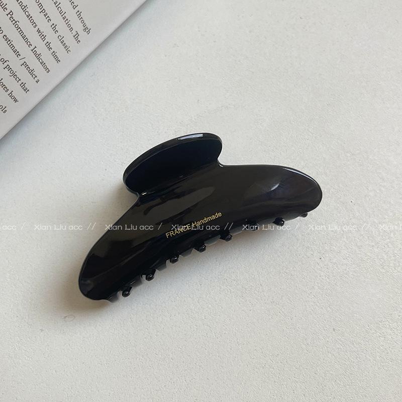 Elegant 2025 Large Acetate Shark Hair Claw for Women - High-End Hair Clip Accessory