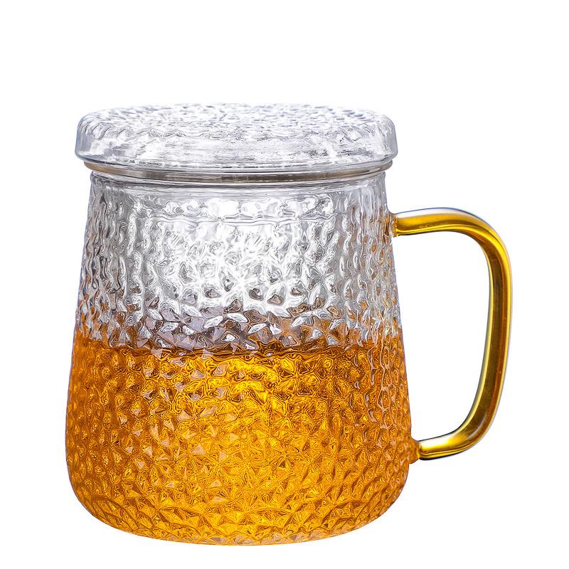 Shineqi High Borosilicate Glass Tea Infuser Cup with Filter