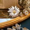 Plant Metal Best Gift Daisy Flowers Fashion Jewelry Brooch Pin Collar Accessories Suit Scarf Clip