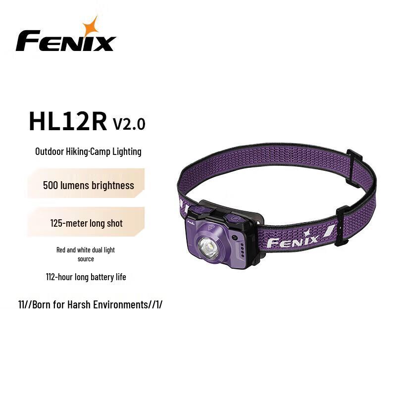 

Fenix HL12R v2.0 Ultralight Rechargeable Headlamp