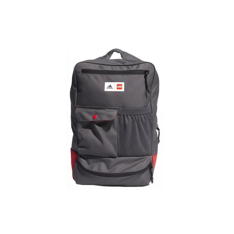 

Adidas Polyester Backpack Regular Unisex Gray Red Multicolor Adidas GM4534