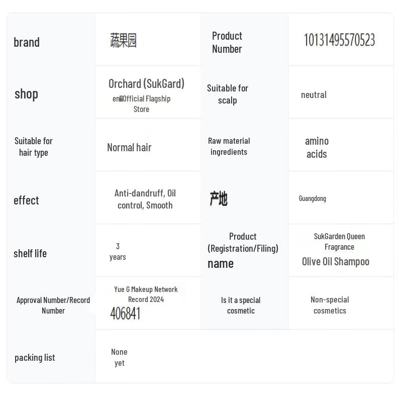 Queen Duftendes Olivenöl Shampoo