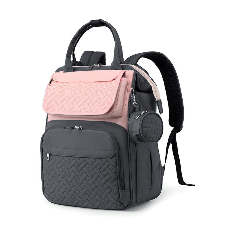New Diaper Bag Backpack, Multi-functional, with Diaper Pad, Baby Travel Bag, Large Capacity